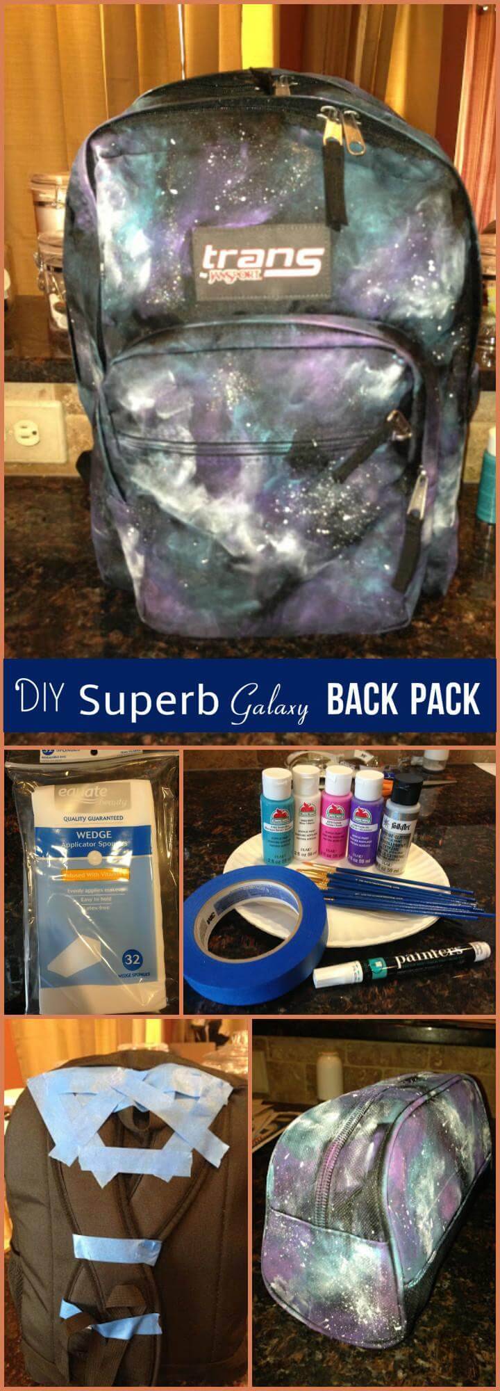 easy galaxy back pack